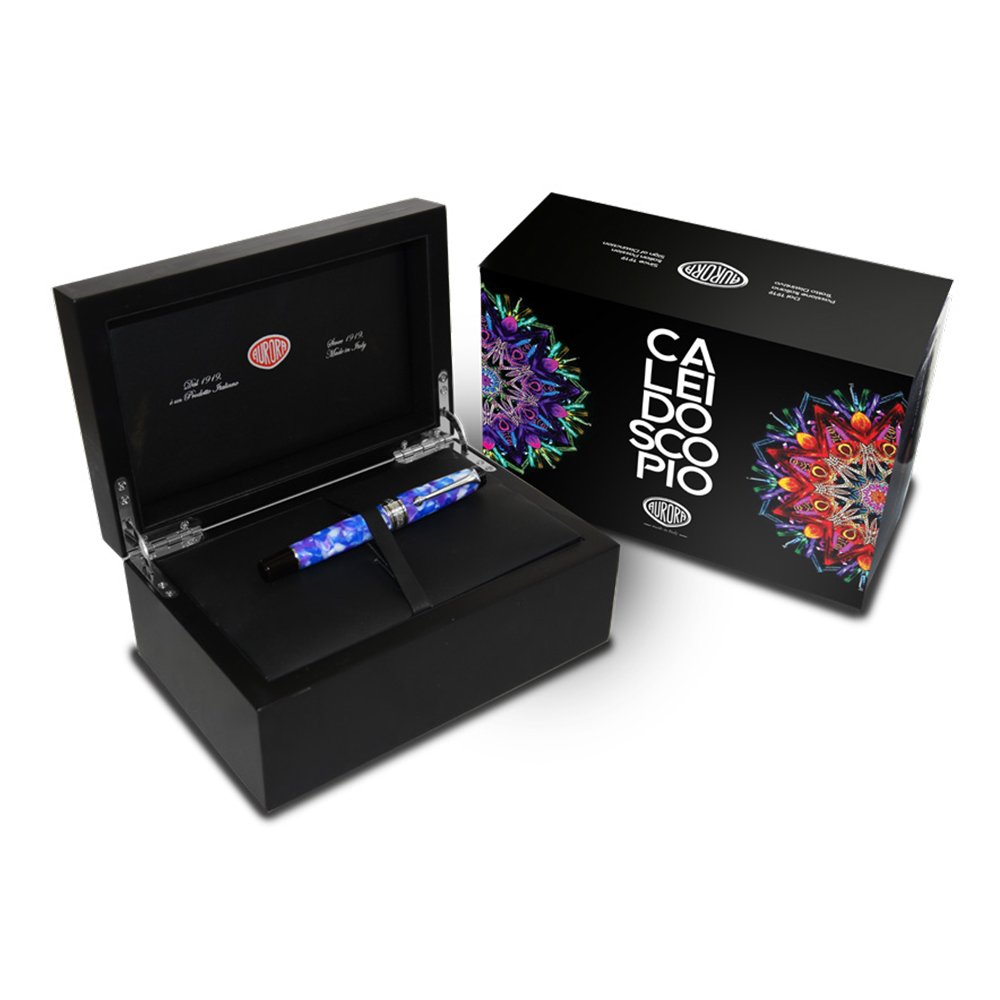 Aurora Caleidoscopio Luce Blue Fountain pen - Vulpen / Fountain